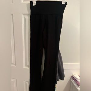 brandy melville black flare leggings